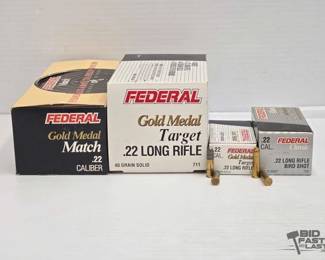 1982 Approx 800 Rounds of Federal .22 Long Rifle Ammo