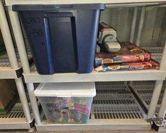 4588 2 Large Totes of Toys Action Figures