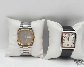 1110 2 Bulova Wrist Watches