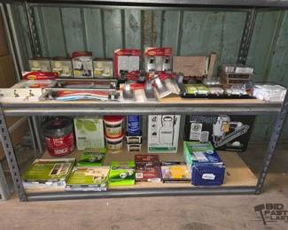3070 Display Ledges, Mirror, Comand Strips, Nails Nail Gun