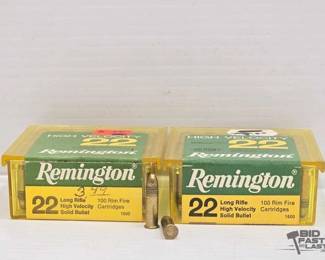1966 200 Rounds of .22 Long Rifle Remington Ammo