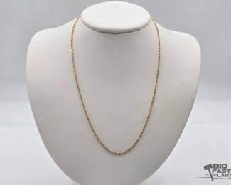 544 14k Gold Necklace, 4.13g