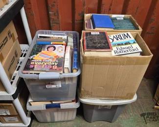 6512 5 Boxes of Books