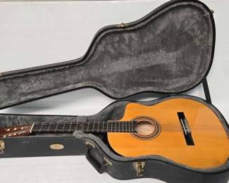 2358 Bulgarian 7 String Guitar with Case