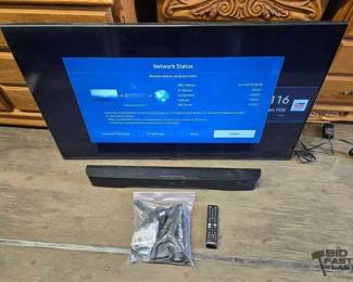 8112 Samsung 50 TV, Polk Sound Bar Mounts