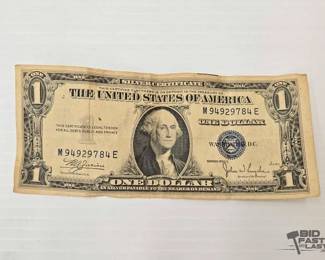 1552 1935 $1 Dollar Silver Certificate