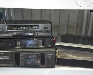 8036 VHS Player, Synthesizer Tuner More