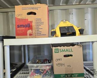 4584 3 Boxes of Power Ranger Toys