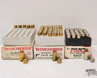 1902 102 Rounds of 45 Auto Ammo