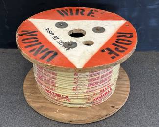 Full Spool of 3/8 inch Galvanized Cable