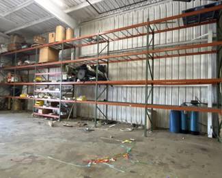 6 Sections of Heavy Duty Metal Shelving