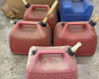 (5) Five Gallon Fuel Canisters