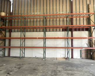 4 Sections of Heavy Duty Shop Shelving