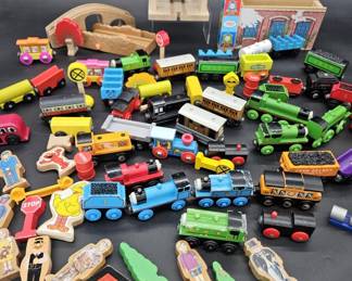 Thomas The Train, Wooden Train Set Track & Train