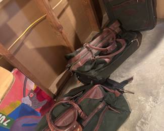 vintage Orvis luggage