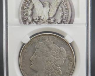 Lot 187. 1921 D Morgan silver dollar