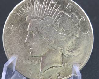 Lot 278. 1923 S Peace dollar