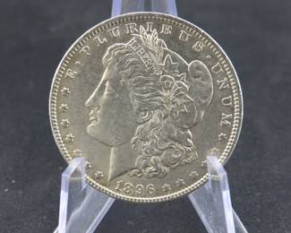 Lot 151. 1896 P Morgan silver dollar