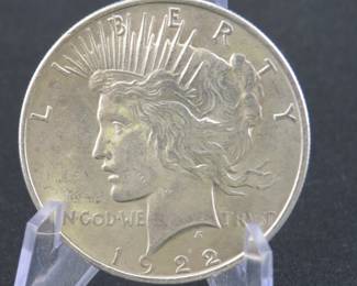 Lot 219. 1922 P Peace dollar