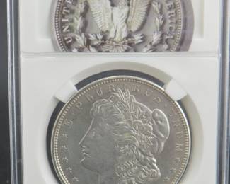 Lot 185. 1921 D Morgan silver dollar