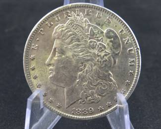 Lot 154. 1889 P Morgan silver dollar