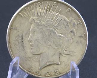 Lot 276. 1923 S Peace dollar