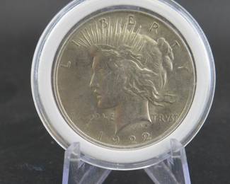 Lot 161. 1922 P Peace silver dollar