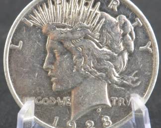 Lot 169. 1923 P Peace silver dollar