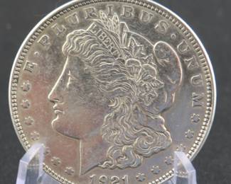 Lot 380. 1921 P Morgan silver dollar