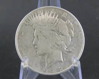 Lot 115. 1922 D Peace Silver Dollar