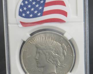 Lot 166. 1922 P Peace silver dollar