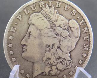 Lot 307. 1882 P Morgan silver dollar