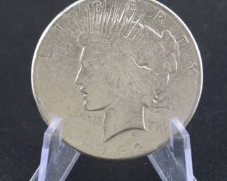 Lot 213. 1922 S Peace dollar