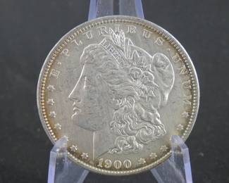 Lot 13. 1900 P Morgan Silver Dollar