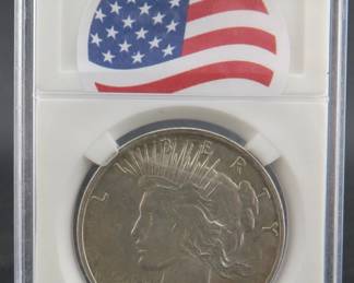 Lot 167. 1922 D Peace silver dollar