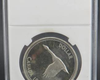 Lot 177. 1967 Canadian 80% silver dollar