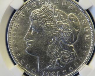 Lot 269. 1921 S Morgan silver dollar
