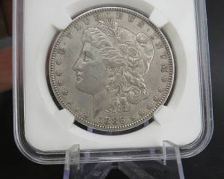 Lot 202. 1886 P Morgan silver dollar