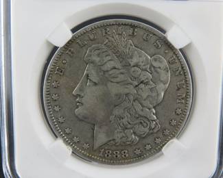 Lot 7. 1888 O Morgan Silver Dollar