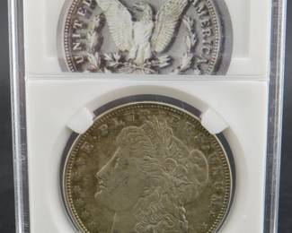 Lot 182. 1921 D Morgan silver dollar