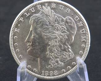 Lot 139. 1898 O Morgan silver dollar