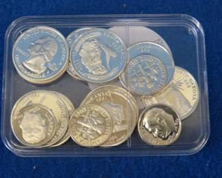Lot 249. 90% silver proof quarters and dimes. $3.00 face value.
