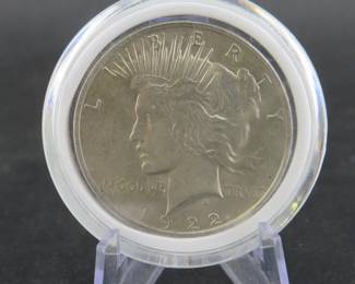 Lot 163. 1922 P Peace silver dollar