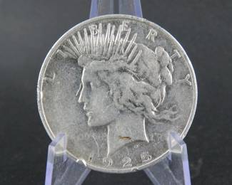 Lot 112. 1925 S Peace Silver Dollar