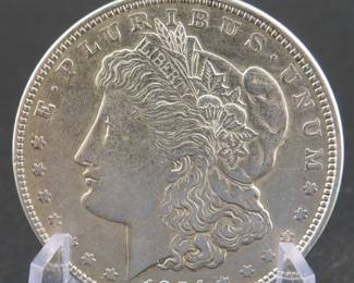 Lot 336. 1921 P high grade Morgan Silver Dollar