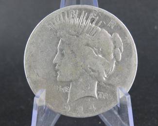 Lot 118. 1924 S Peace Silver Dollar
