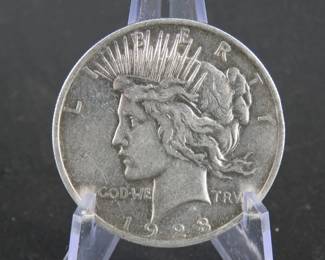 Lot 24. 1923 P Peace Silver Dollar