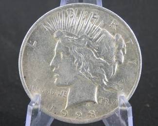 Lot 20. 1923 P Peace Silver Dollar