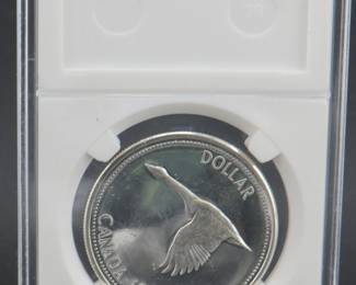 Lot 171. 1967 Canadian 80% silver dollar