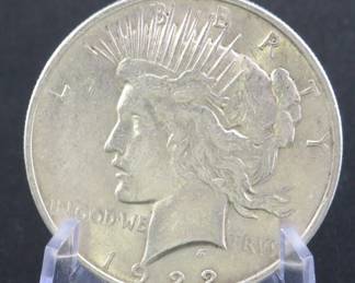 Lot 270. 1922 P Peace dollar